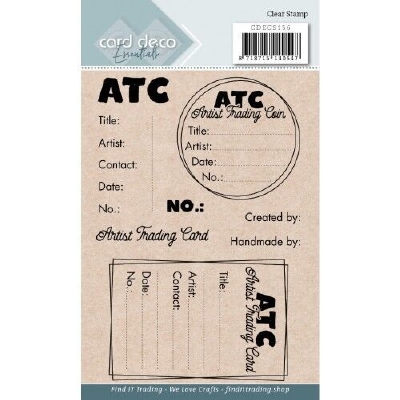 CDECS156 Essentials - Clear Stamps - ATC