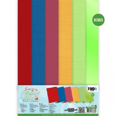 BB-A4-10030 Linen Cardstock Pack Whispers Of Nature - A4