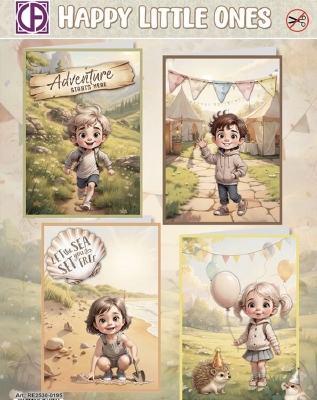 RE2530-0195 Kaartenpakket "Happy Litte Ones"