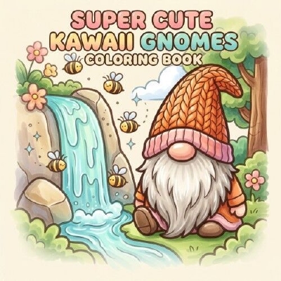 FITCCB10005 Coloring Book - Super Cute Kawaii gnomes