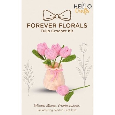 ZN064 Forever Florals - Pale Pink Tulips