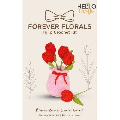 ZN066 Forever Florals - Red Tulips