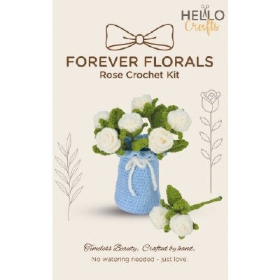 ZN068 Forever Florals - White Roses