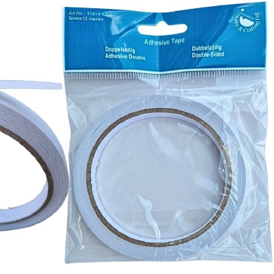 11414-1309 Dubbelzijdig tape 9mm - 13 meter lang