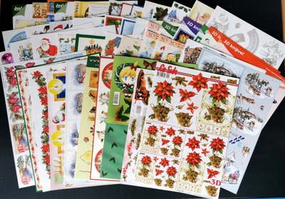 25 A4 Kerstknipvellen wisselende samenstelling