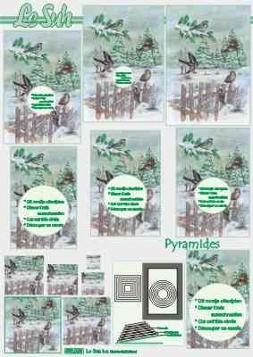 630028 Le Suh Pyramids Kerst Vogels