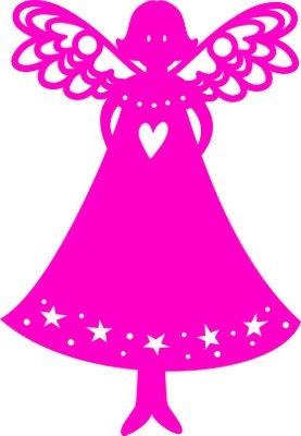 484139047 Pronty Emb. Stencil Kerstengel