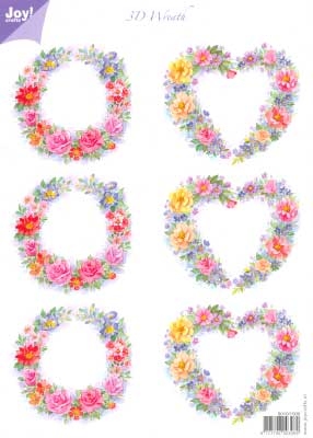 60101006 Joy 3D Bloemenkrans