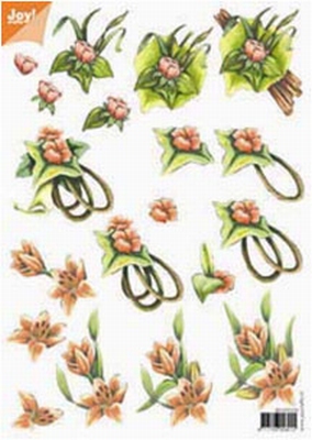 60101019 Joy 3D Bloemen
