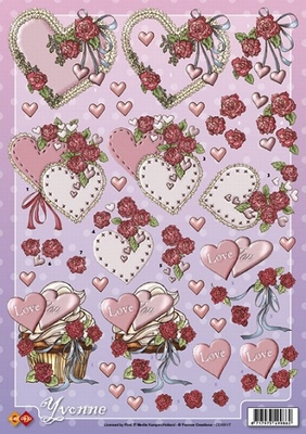 CD10117 3D Carddeco  Yvonne Love