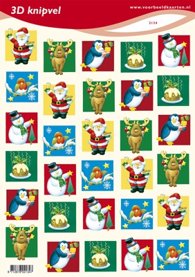 VB2134 Diverse Kerstplaatjes