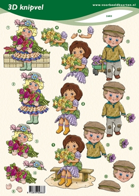 VB2683 Kinderen/Bloemen