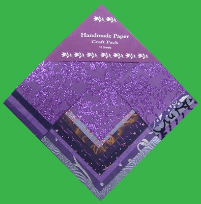 Handmade Paper Purple