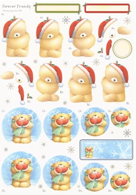 BO59 Kerstplaatje Forever Friends
