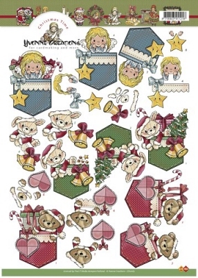 ZCD10167 Carddeco Yvonne Kerst