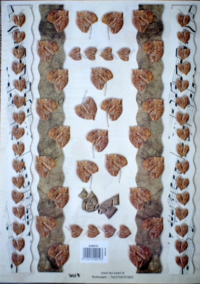 TBZ529010 Embossed Bladerranden
