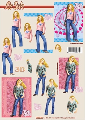 4169810 LeSuh Meisje in jeans