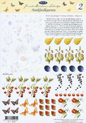 JS0302 Fruit/Vlinders