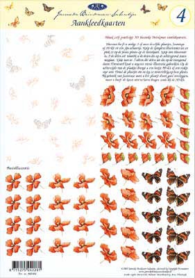JS0304 Bloemen/Vlinders
