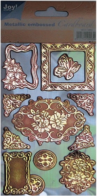 60131404 Metallic Embossed Cardboard