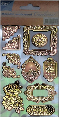 60131405 Metallic Embossed Cardboard