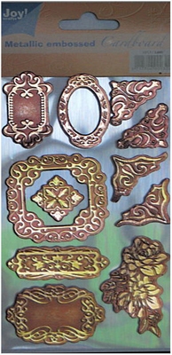 60131406 Metallic Embossed Cardboard