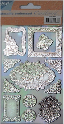 60131410 Metallic Embossed Cardboard