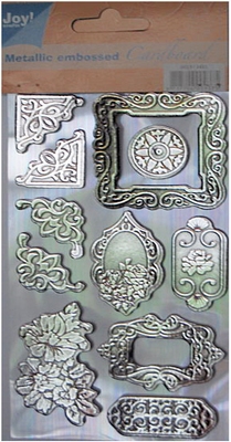 60131411 Metallic Embossed Cardboard