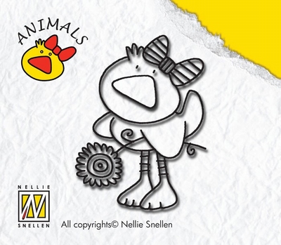 ANI002 Nellie Snellen Stempel Duck Girl