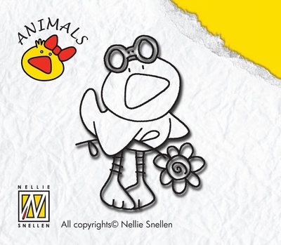 ANI001 Nellie Snellen Stempel Duck Boy