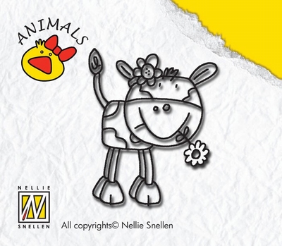 ANI003 Nellie Snellen Stempel Cow Girl