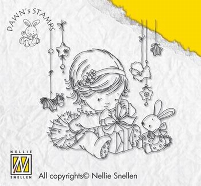 DAWN004 Nellie Snellen Stempel Christmas Present