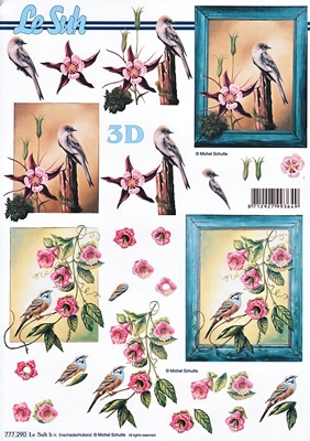 777290 LeSuh Bloemen/Vogels
