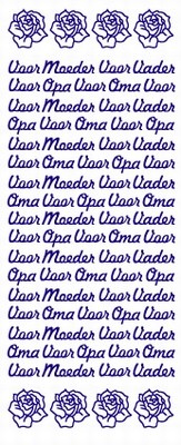 ST002G  Vader/Moeder/Opa/Oma Goud