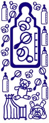 ST139G Sticker  Geboorte Goud