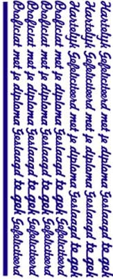ST307G Sticker Geslaagd diploma Goud