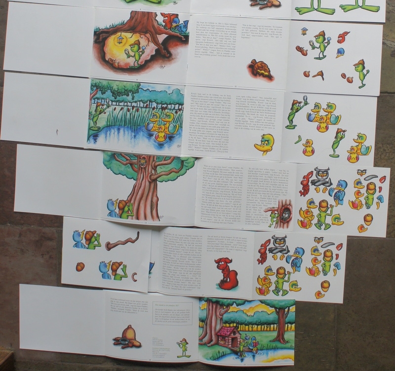 Boekje Kwack met vel met 200 foamblokjes en 3D Schaartje