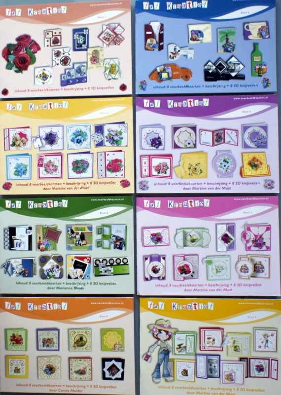 8  F & F Boekjes Totaal 64 A5 Knipvellen