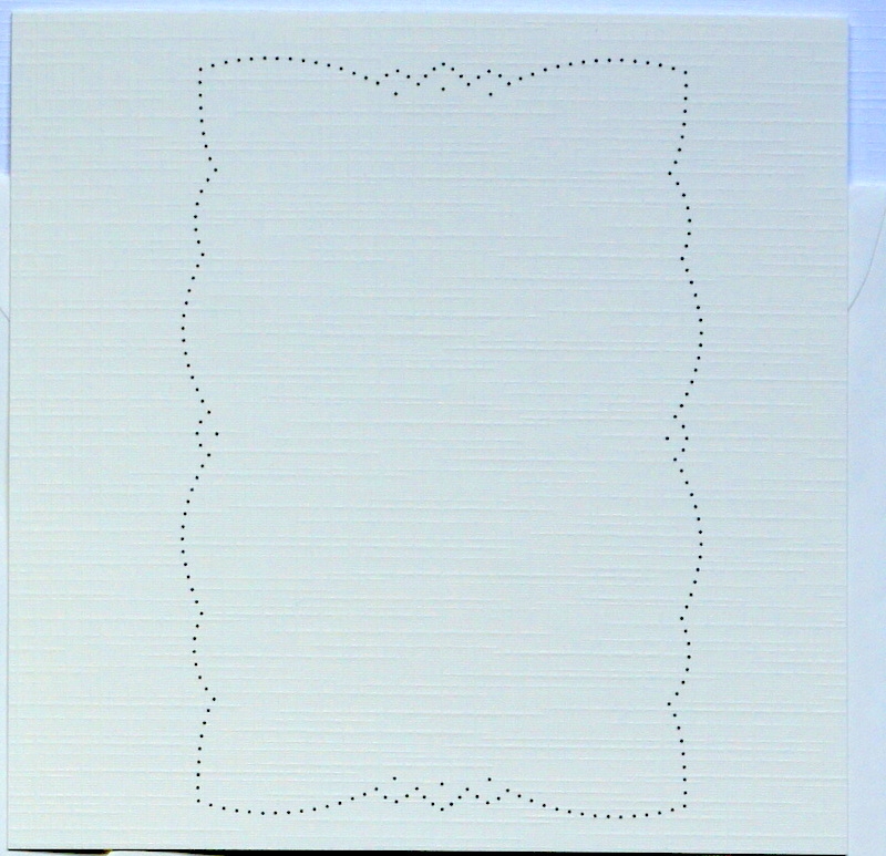 FD049  3 Linnen Borduuroplegkaarten met 3 enveloppen