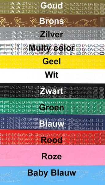 ST021G Sticker Liefs/Geslaagd/Rijbewijs/Succes Goud