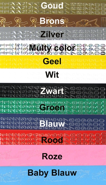 ST307G Sticker Geslaagd diploma Goud