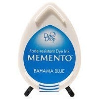 MD601 Memento Inkpad Dewdrops Bahama blue