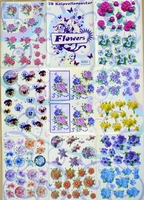 8 A4 Knipvellen Flowers 
