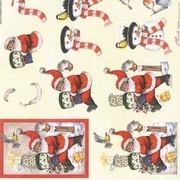 10 X A4 KERSTKNIPVELLEN € 2,00
