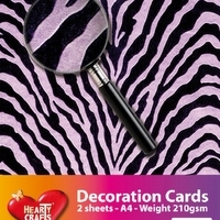 2 VELLEN DECORATION CARDS 210gr. &euro;0,60
