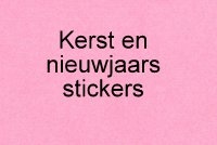 Kerst nieuwjaarstickers