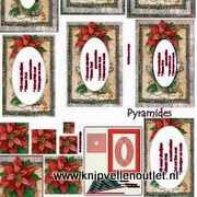 Pyramide kerst vellen