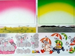 Set 4 knipvellen € 1,00